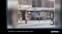 Attentat à Stockholm : Un camion fonce dans la foule tuant plusieurs personnes (Vidéo)