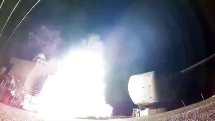 US strikes in Syria launched from USS Porter