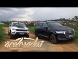 DUELO DIESEL PT.2: JEEP COMPASS TRAILHAWK x AUDI Q7 AMBITION - ESPECIAL #119 | ACELERADOS