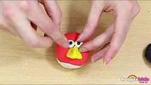 Make Play Doh Angry Birds with HooplaKidz How To dsa_ Learn Amazing Crafts with Play Doh Vide