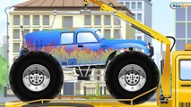 Car Cartoon Tow Truck Hot CHALLENGE Police Car Children Video Kids Cartoons Compilation