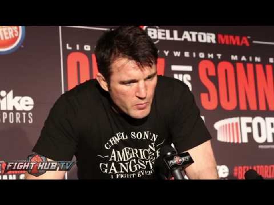 Chael Sonnen "I got greedy, I thought I had it; I have my sights set on Wanderlei"