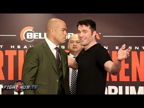 Tito Ortiz vs Chael Sonnen Full Face Off Video- Bellator 170