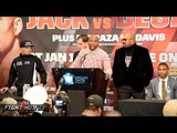 James Degale vs Badou Jack Full Post Fight Press Conference hosted by Floyd Mayweather