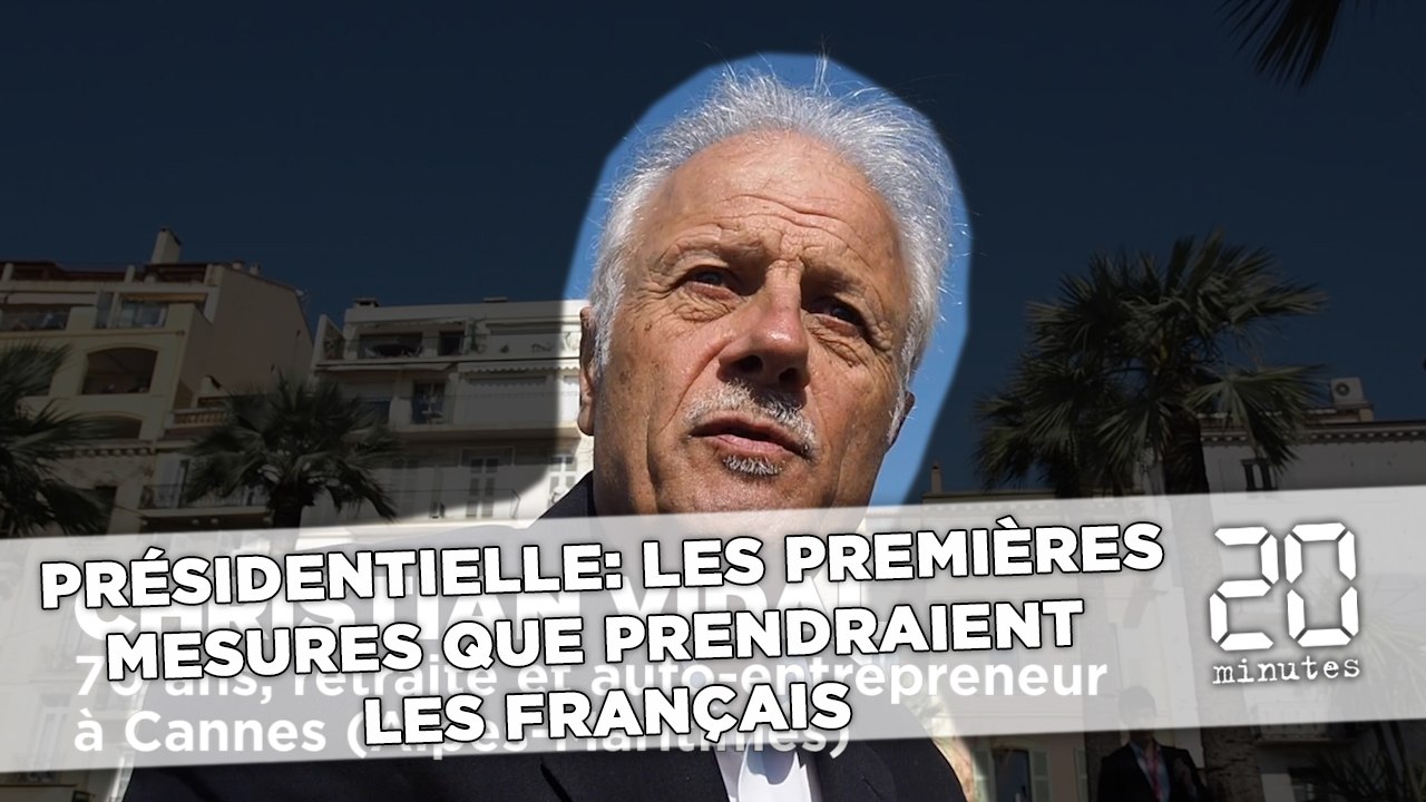 Présidentielle: Les premières mesures que prendraient les français - Christian Vidal