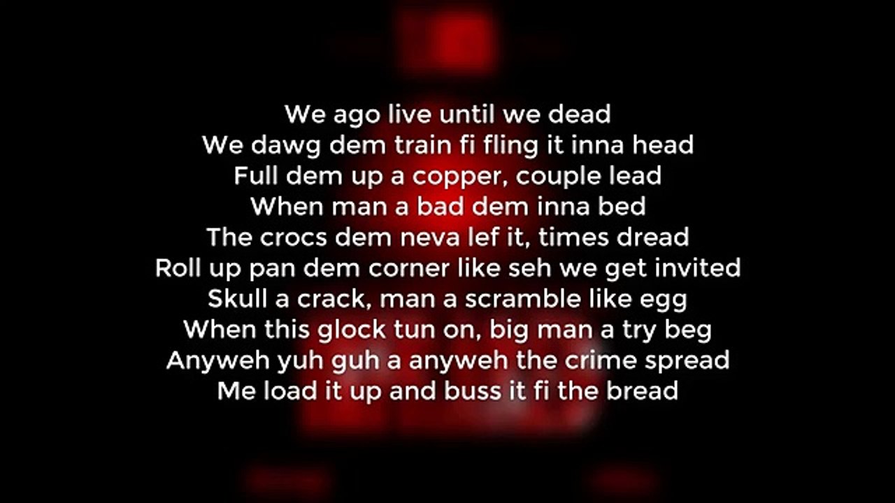 Vybz Kartel ft Masicka - Infrared (Lyrics)
