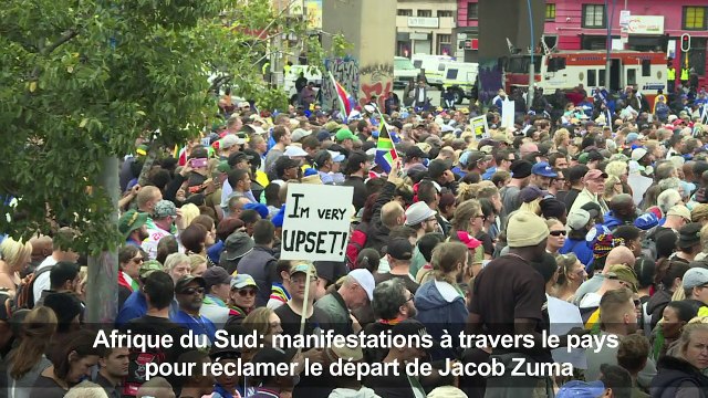 Manifestations dans toute l'Afrique du Sud contre Zuma