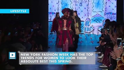 5 women's spring trends from New York fashion week