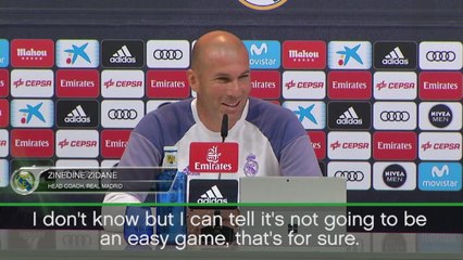 Real will have to suffer in derby - Zidane