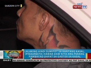 BP: Lalaki sa Quezon City na hindi sumipot sa kaniyang kasal, ipinaaresto