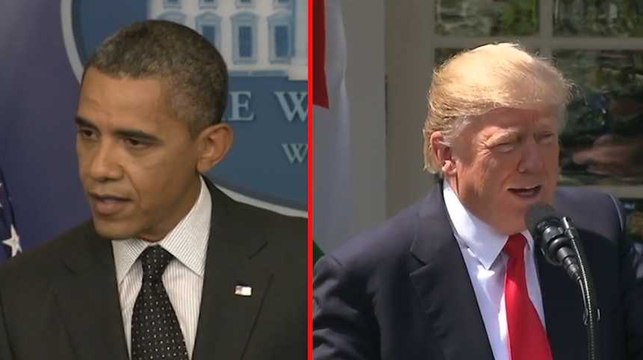 La ligne rouge , bataille des mots sur la Syrie gagnée par Trump contre Obama