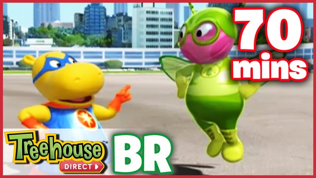 Os Backyardigans Desenho Animado - Episódios 47-49 Compilação De 70 mins Para Crianças