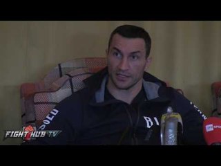 Klitschko "Joshua’s big muscles give him alot of confidence..did you hear boxing is a sweet science?