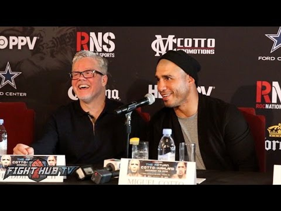 Miguel Cotto vs. James Kirkland Full Press Conference - Hollywood, CA