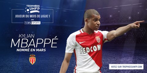 Trophée UNFP - Ligue 1 : Kylian Mbappé
