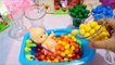 LEARN COLOURS Baby Doll Bath Time in Chocolate Marbles das♥ Toys World Video-MlUJw3N_GgM