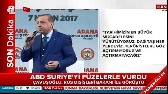 Cumhurbaşkanı Erdoğan: Katil Esad devlet terörü uyguluyor