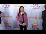 Breanna Yde 2017 Kids' Choice Awards Orange Carpet