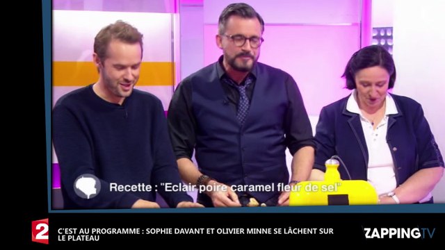 C'est au programme : Olivier Minne et Sophie Davant enchaînent les allusions coquines (Vidéo)