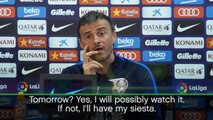 Enrique plans siesta during Madrid derby