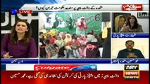 Shehla Raza comment on recent protests by parities in Karachi aimed at PPP