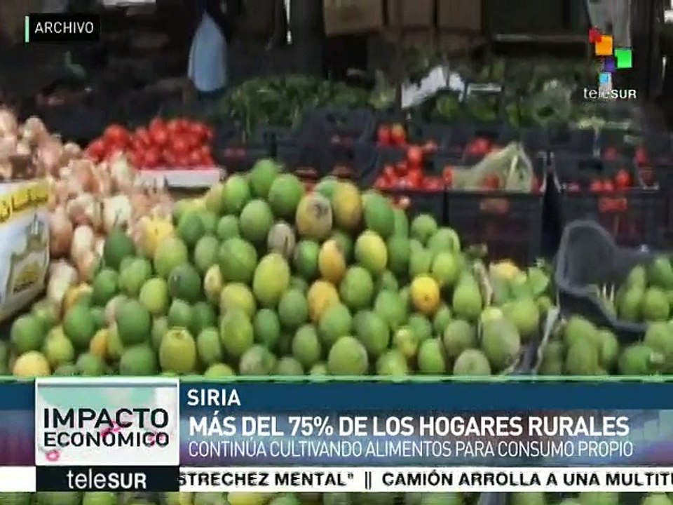 Pérdidas agrícolas por la guerra en Siria superan los 16 mil mdd