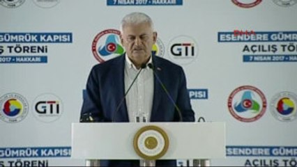 Hakkari Binali Yıldırım ABD'nin Bu Alçak Saldırıya Verdiği Cevabı Türkiye Olarak Destekliyor Olumlu...
