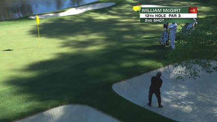 Golf - Masters 2 ème jour - Sortie de bunker pour McGirt