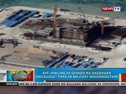 AFP, hiniling sa Senado na dagdagan ang budget para sa military modernization