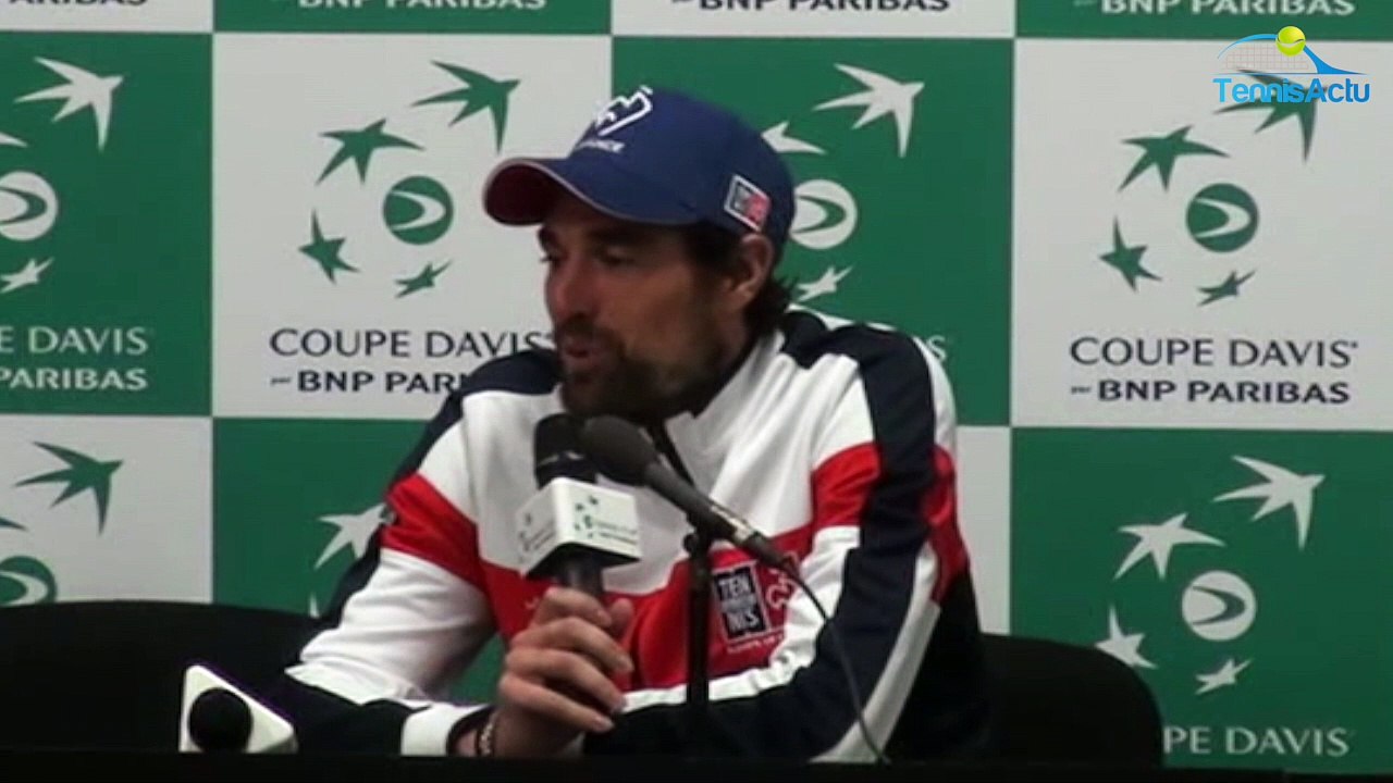 Coupe Davis 2017 - FRA-GBR - Jérémy Chardy : "Daniel Evans, je ne lui ai laissé aucune chance"