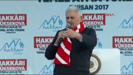 Hakkari- Başbakan Binali Yıldırım Hakkari'de Konuştu- 3