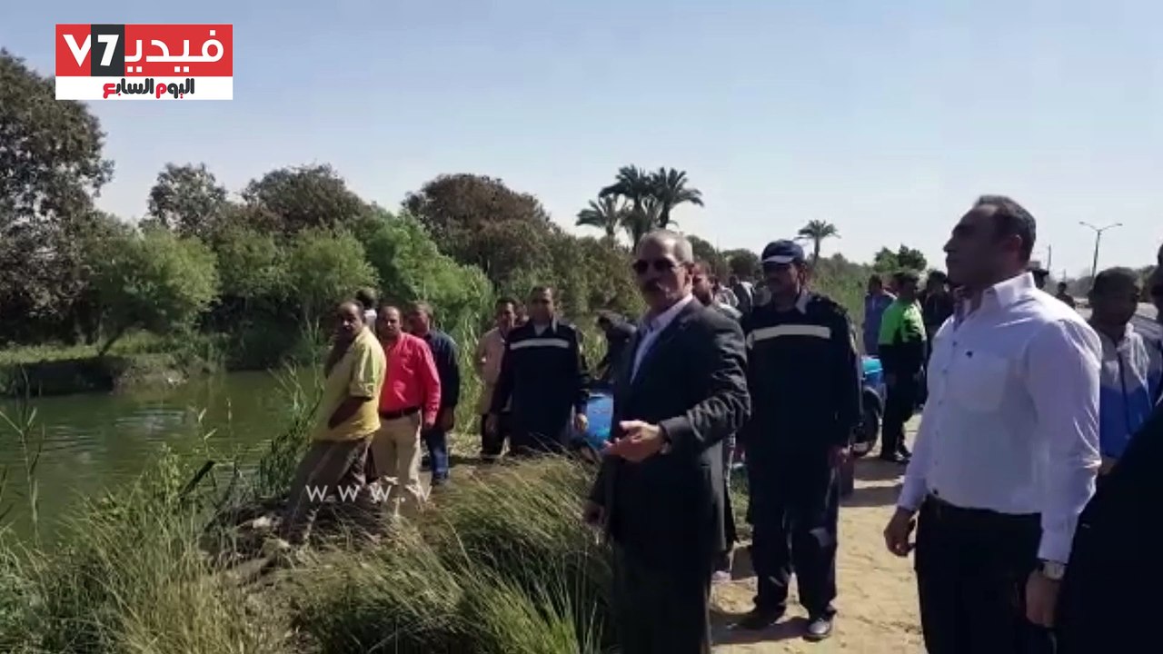 مصرع شخصين فى انقلاب سيارة بترعة الإبراهيمية شمال بنى سويف