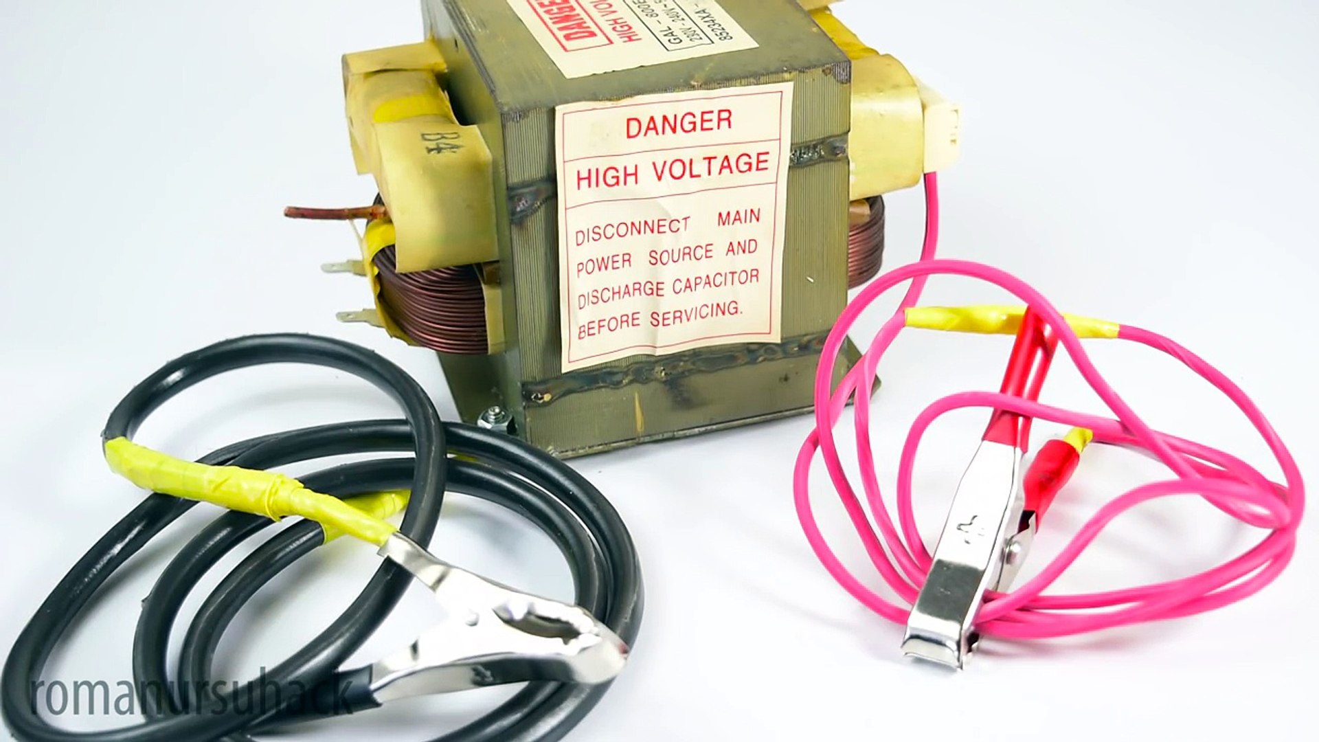 Making lichtenberg machine from microwave transformer : r/askanelectrician