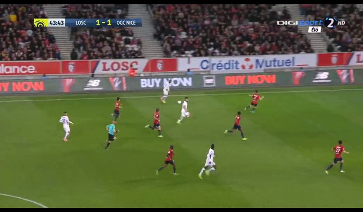 Mario Balotelli Goal HD - Lille 1-2 Nice - 07.04.2017