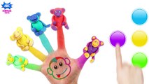 Learn Coloren Smash Frog Finger Family Song _ Animal Finger Family Nursery Rhymes