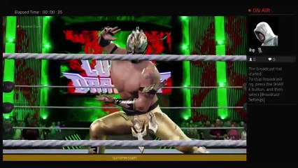 Kalisto Vs Sami Zayn Falls Count anywhere match    Summerslam      Full match (117)