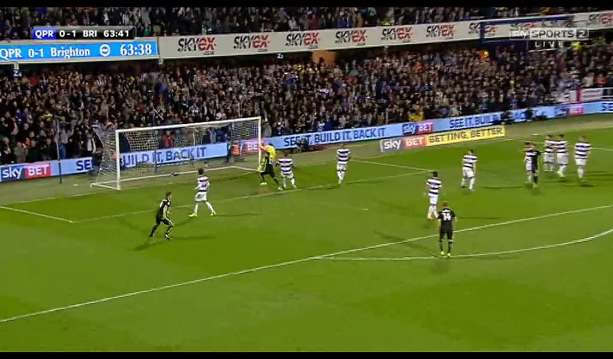 Sebastien Pocognoli Goal HD - QPR 0-2 Brighton - 07.04.2017