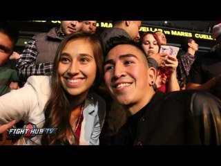 Leo Santa Cruz Reacts to Cuellar vs Mares