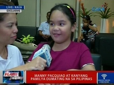 Flash Report: Panayam sa anak ni Manny na sina Princess at Queenie Pacquiao