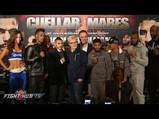 Jesus Cuellar vs. Abner Mares Full Final Press Conference & Face Off video