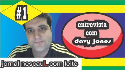 Entrevista com Davy Jones #1 (Jornal NescauL com Leite )