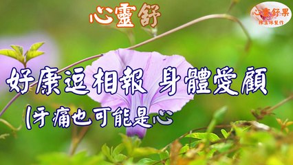 心靈舒果--好康逗相報 身體愛顧 (牙痛也可能是心臟病徵兆)