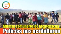 Policías nos acribillaron afirman Comuneros de Arantepacua , exigen justicia