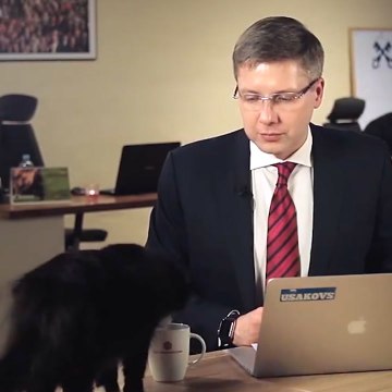 Cat interrupts broadcast [Mic Archives]