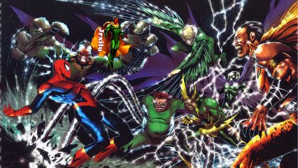 DESENHOS HOMEM ARANHA VS DUENDE VERDE