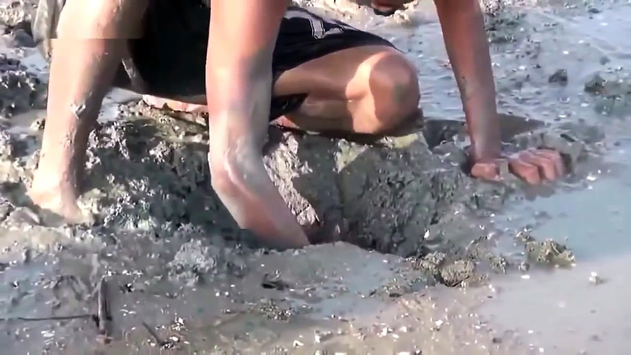 男子沙滩发现一个洞穴不停地冒水，挖开之后，乐坏了！