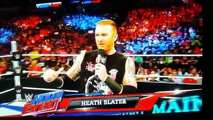 Mark Henry vs Heath Slater WWE Main Event 2015