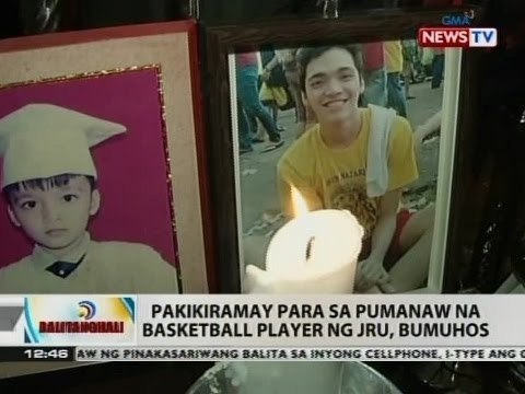 BT: Pakikiramay para sa pumanaw na basketball player ng JRU, bumuhos