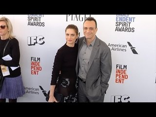 Amanda Peet and Hank Azaria 2017 Spirit Awards Arrivals