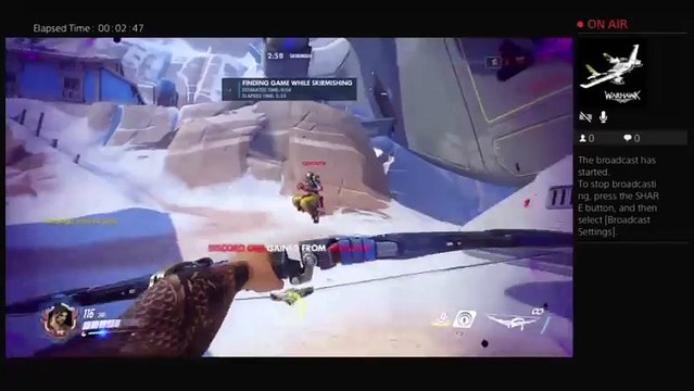 Playing Overwatch live on ps4 easy bots we are going to win a lot (5)